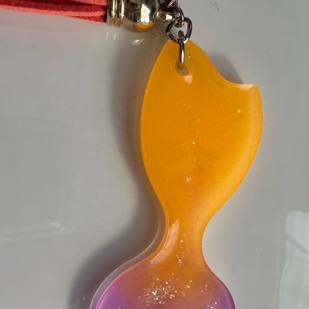 Mermaid tail keychain